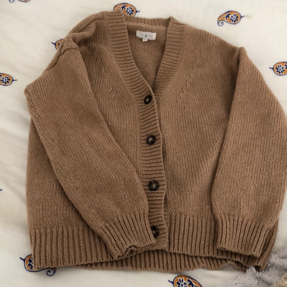 Lou and grey button down sweater